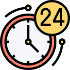 訪問看護と併用、24時間サポート可能